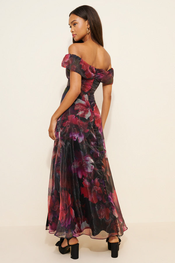 OFF THE SHOULDER MAXI DRESS