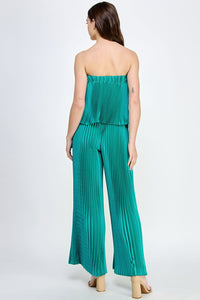 PLEATED TUBE JUMPSUIT