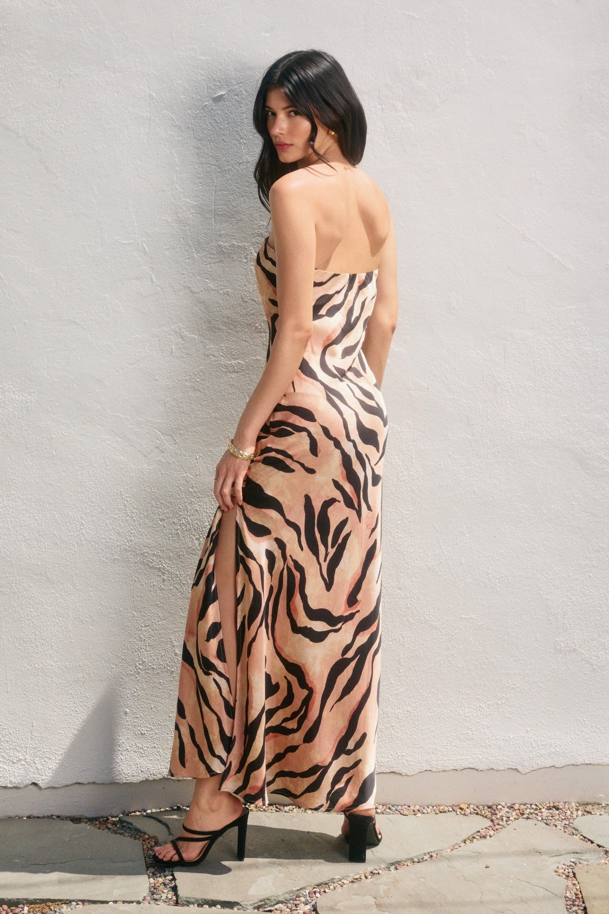 STRAPLESS MAXI DRESS