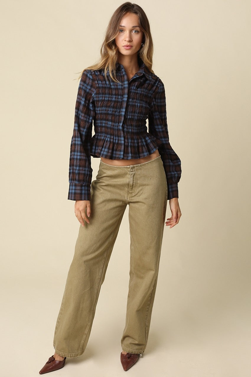 WIDE LEG UTILITY PANTS