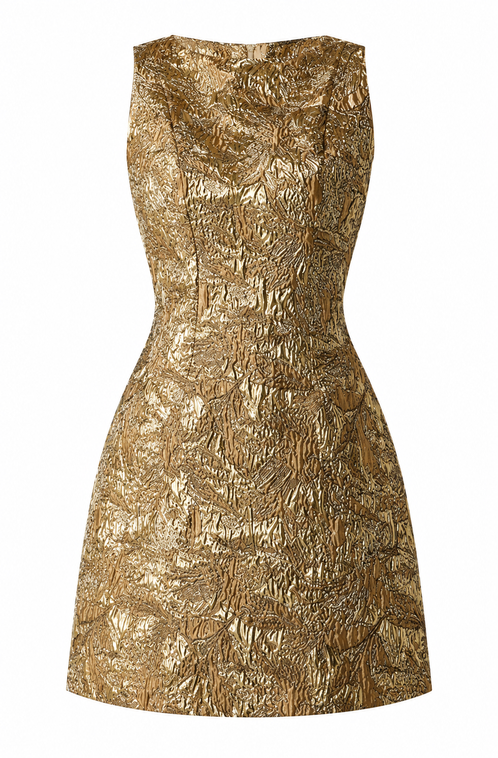 BROCADE MINI SHIFT DRESS