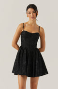 BUSTIER SKATER DRESS