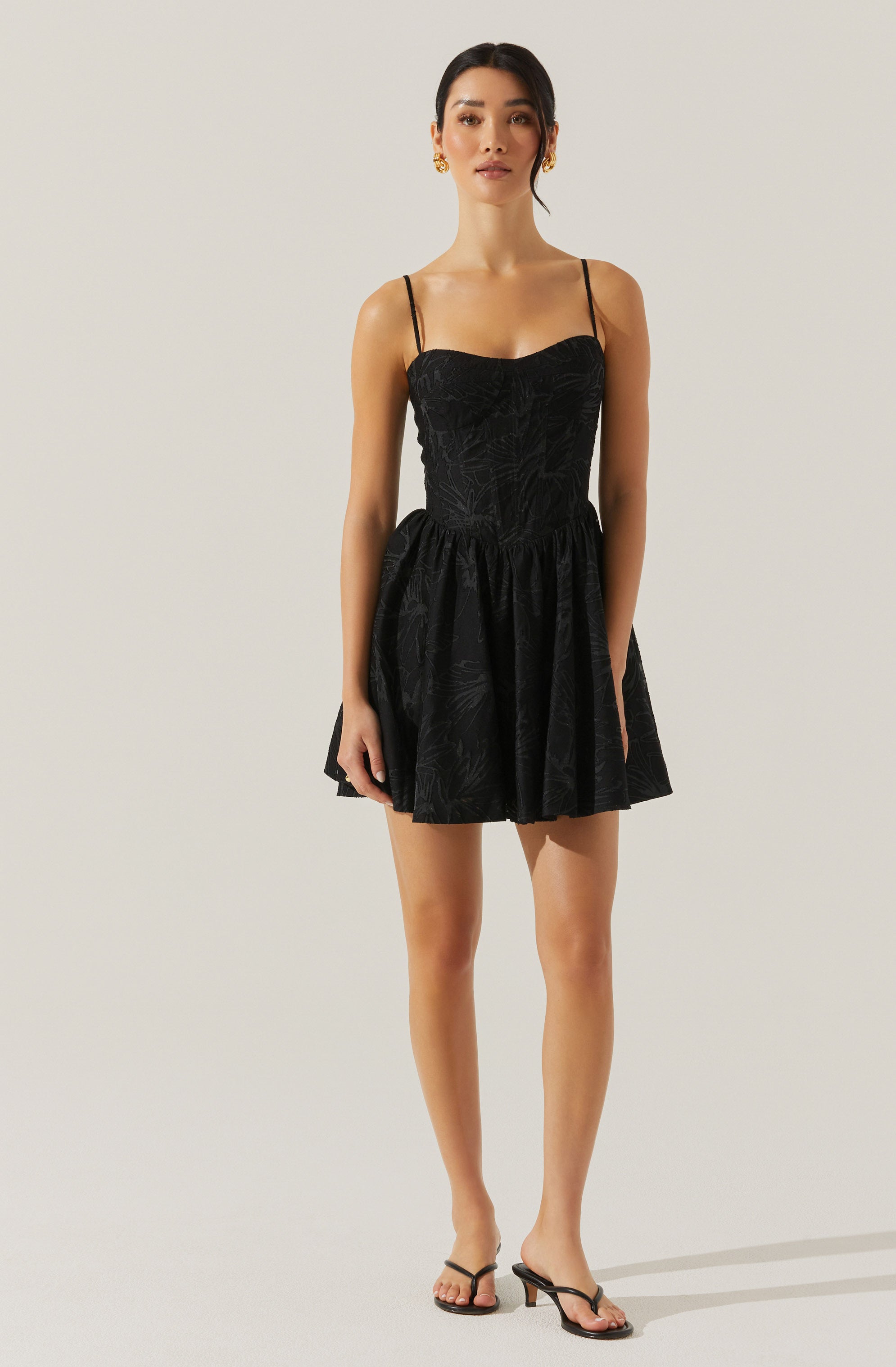BUSTIER SKATER DRESS
