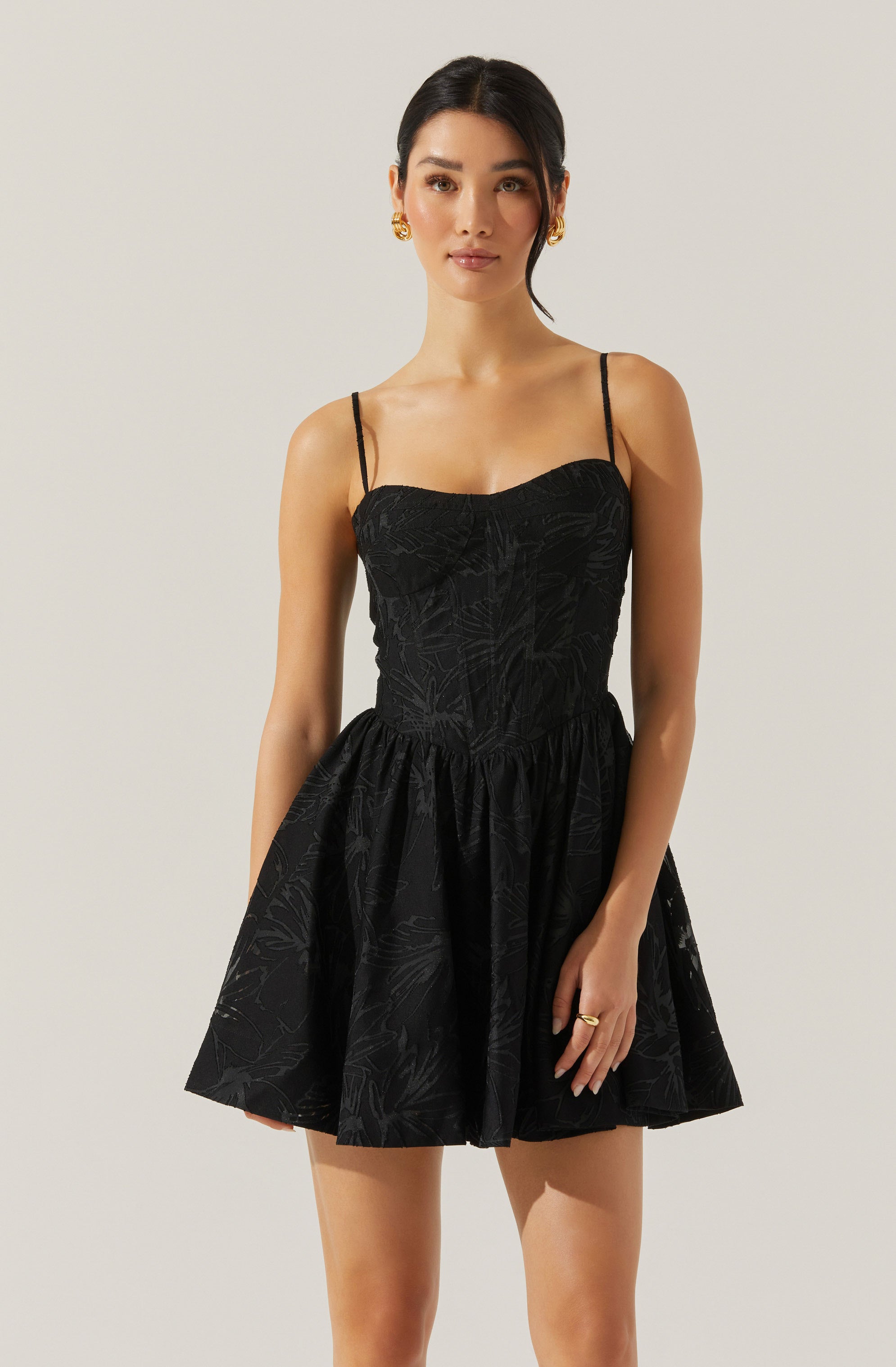 BUSTIER SKATER DRESS