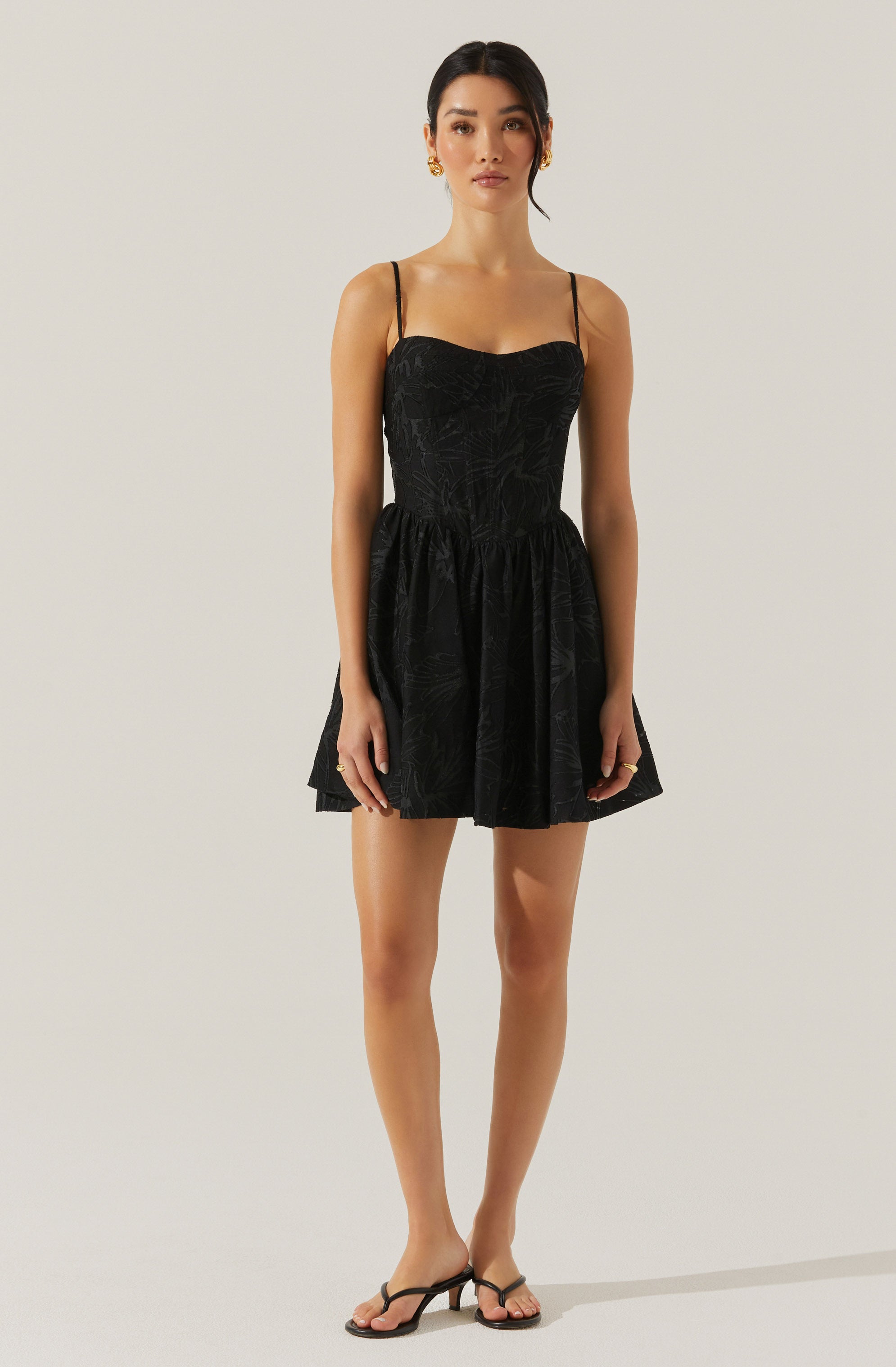 BUSTIER SKATER DRESS