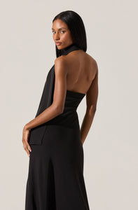 HALTER MIDI DRESS