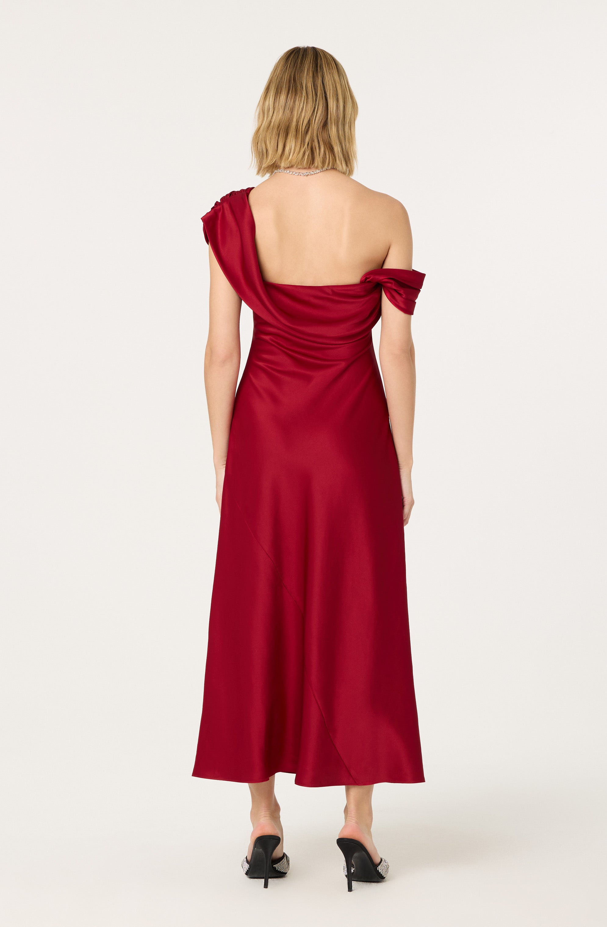 ONE SHOULDER MAXI DRESS