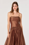 DROP-WAIST MAXI DRESS