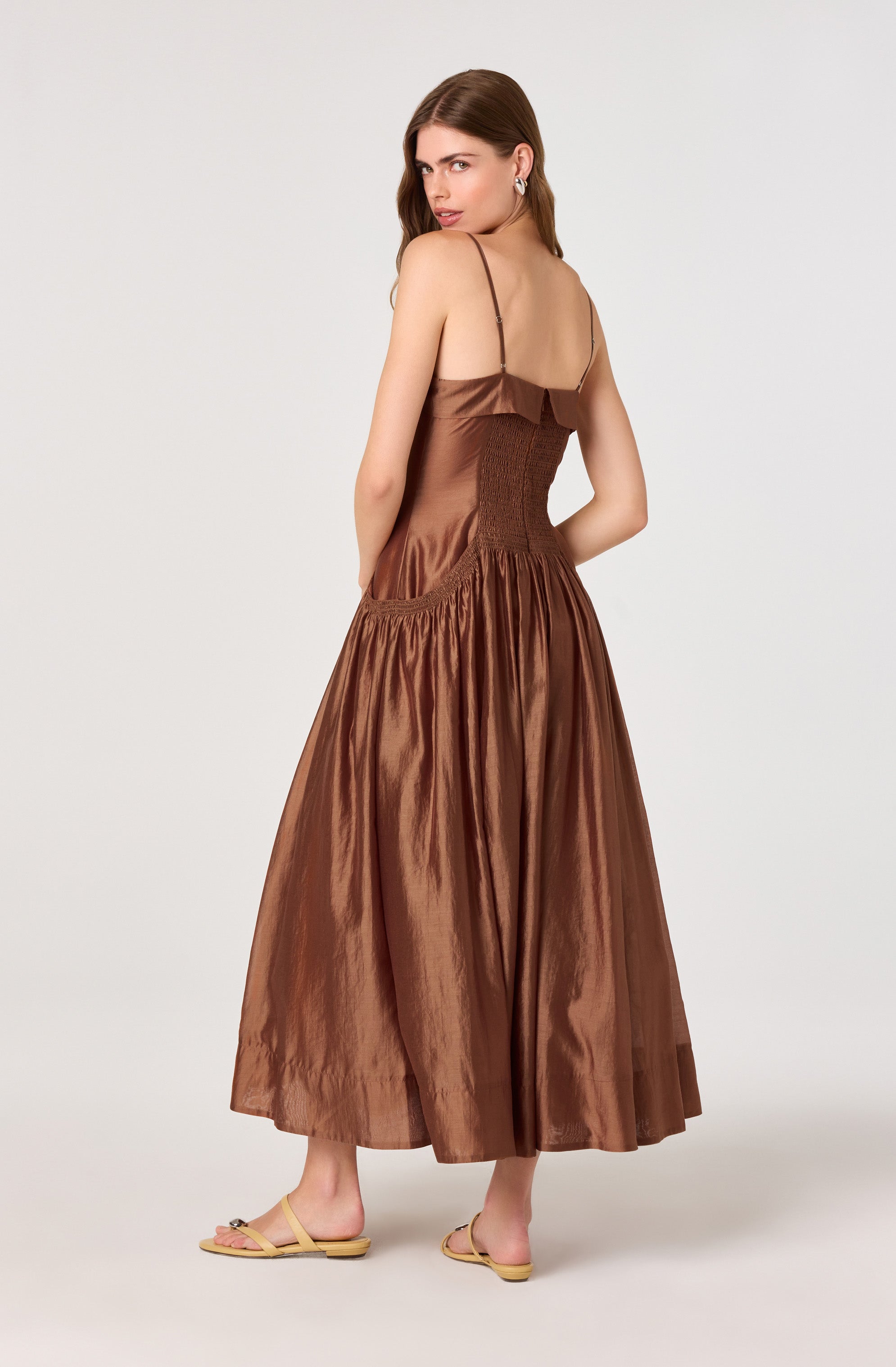 DROP-WAIST MAXI DRESS