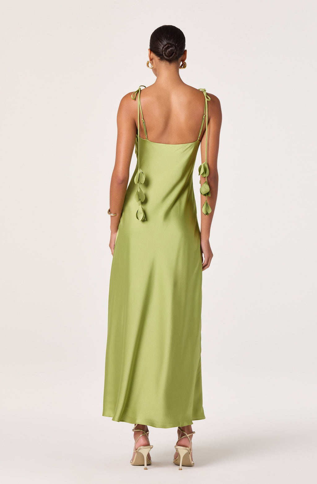 SATIN MAXI DRESS