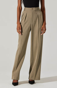 HIGH WAISTED TROUSER PANTS