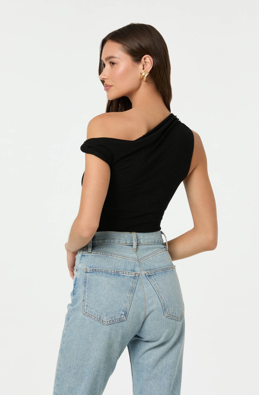 ASYMMETRICAL BODYSUIT