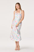 HALTER MIDI DRESS