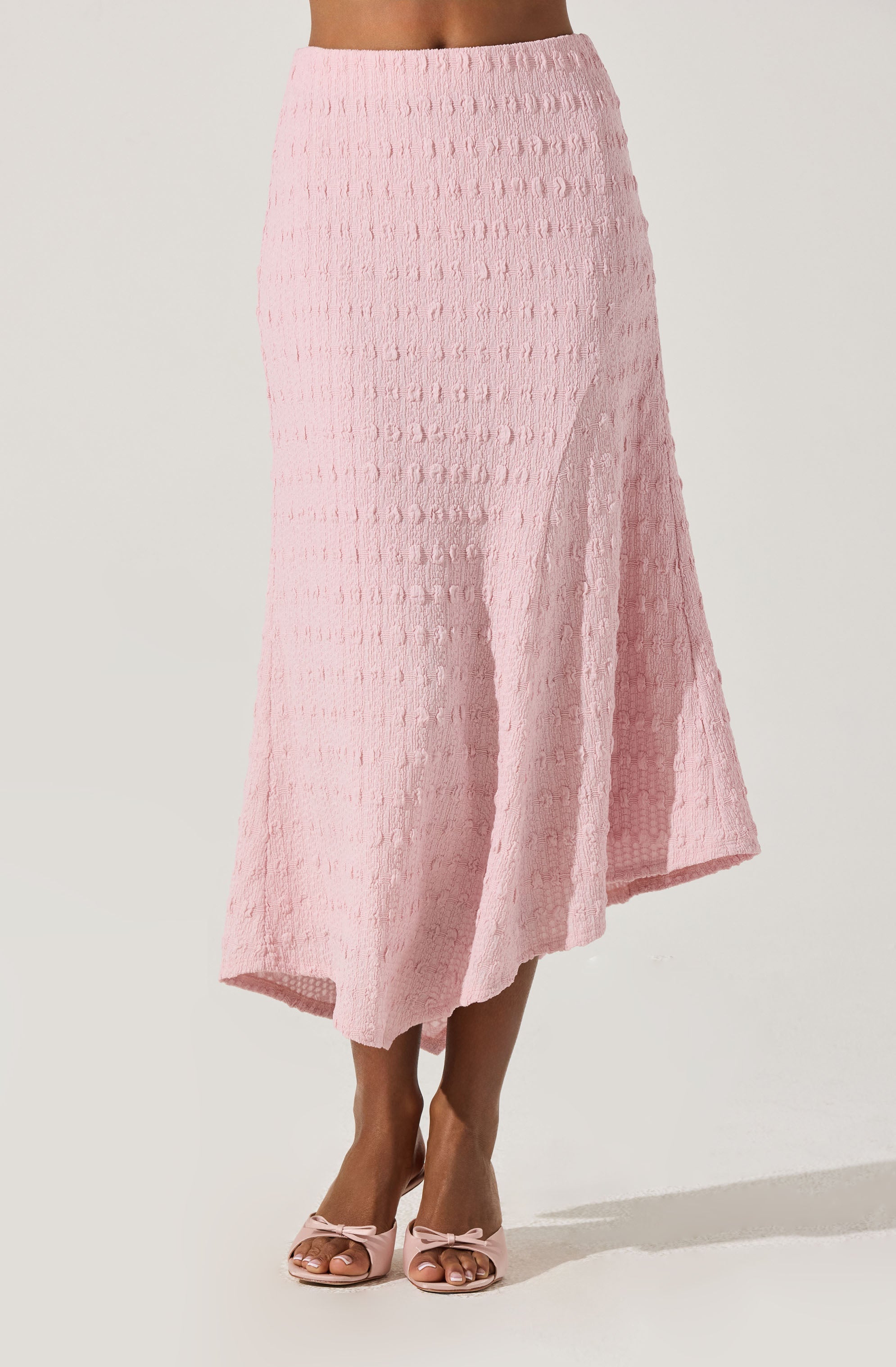 TEXTURED KNIT SKIRT