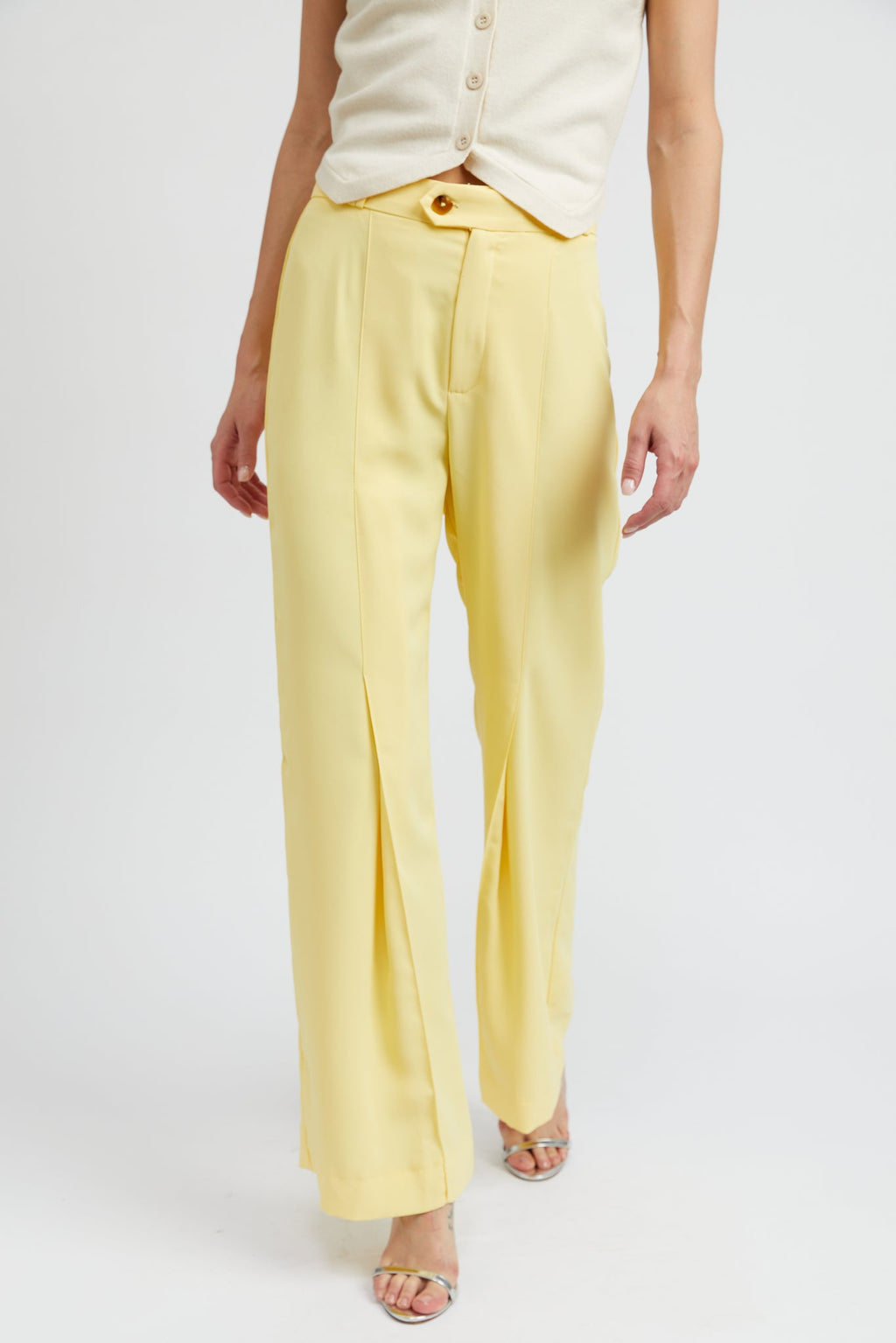 PLEATED LONG PANTS