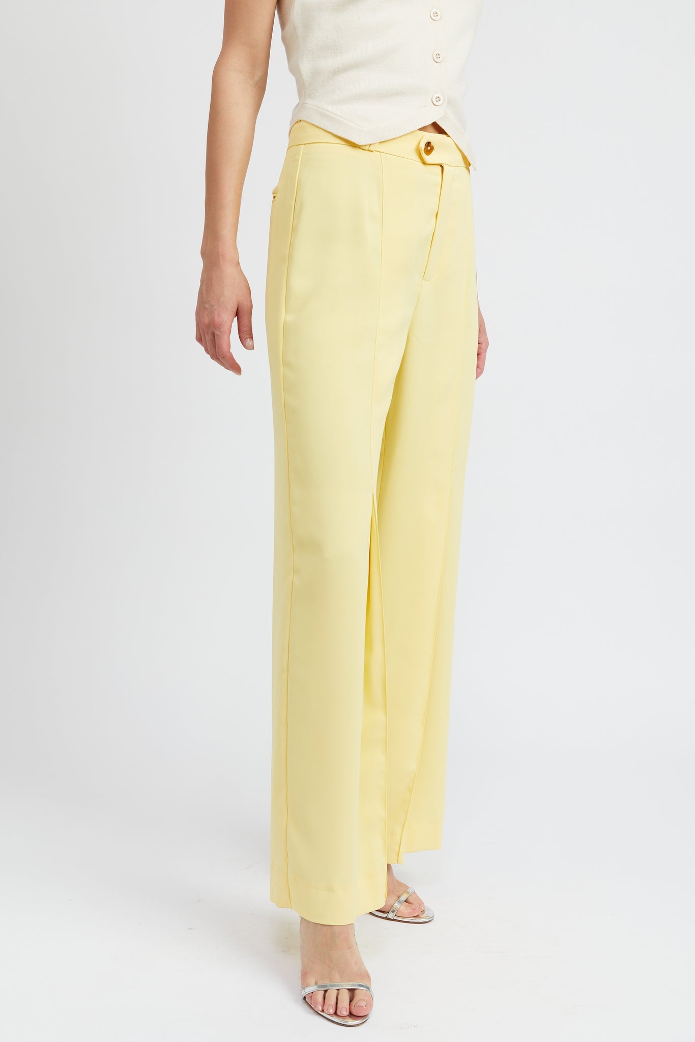 PLEATED LONG PANTS