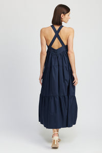 RELAXED TIERED MAXI DRESS