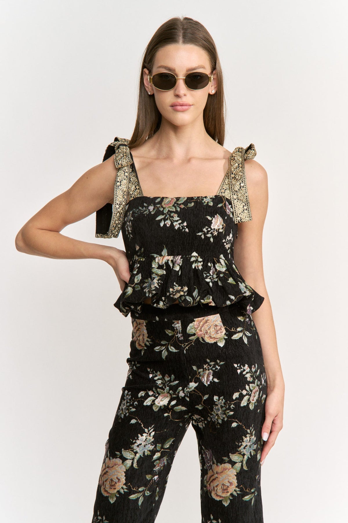 BUBBLE HEM BABYDOLL TOP