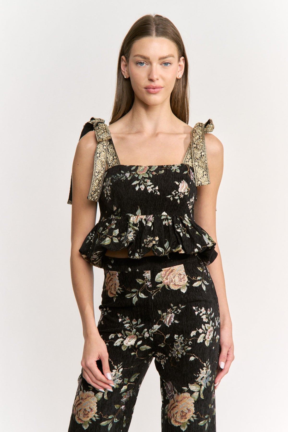 BUBBLE HEM BABYDOLL TOP