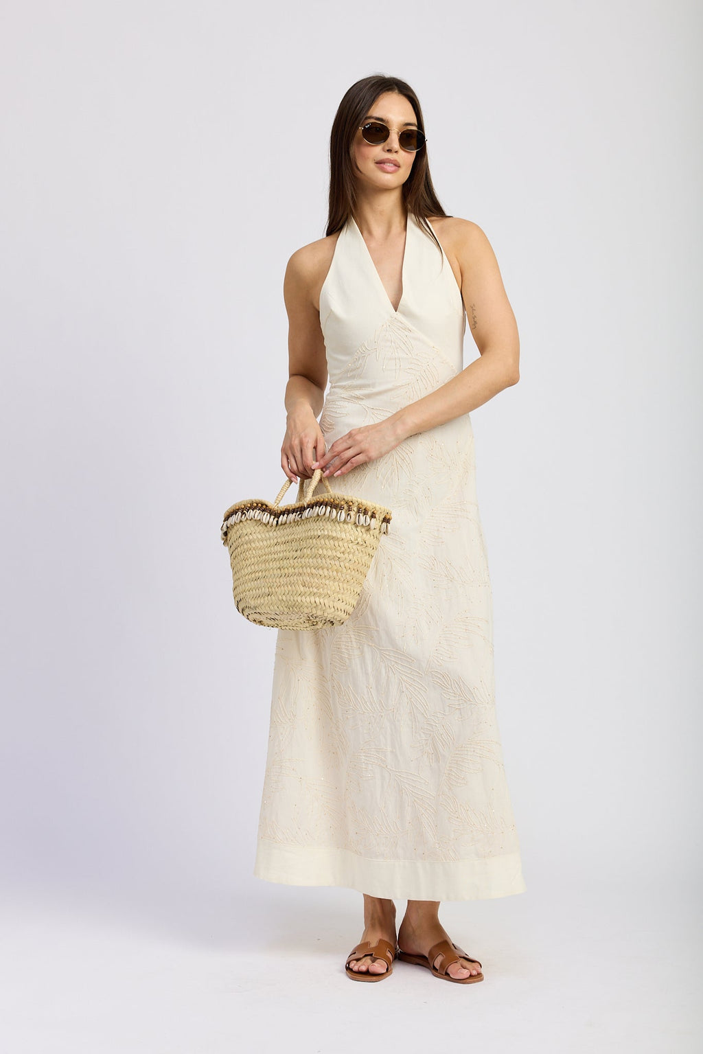 HALTER NECK MAXI DRESS