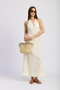 HALTER NECK MAXI DRESS