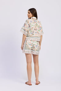 BOXY SHIRT/RELAXED SHORTS SET