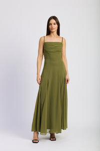 COWL NECK MAXI DRESS