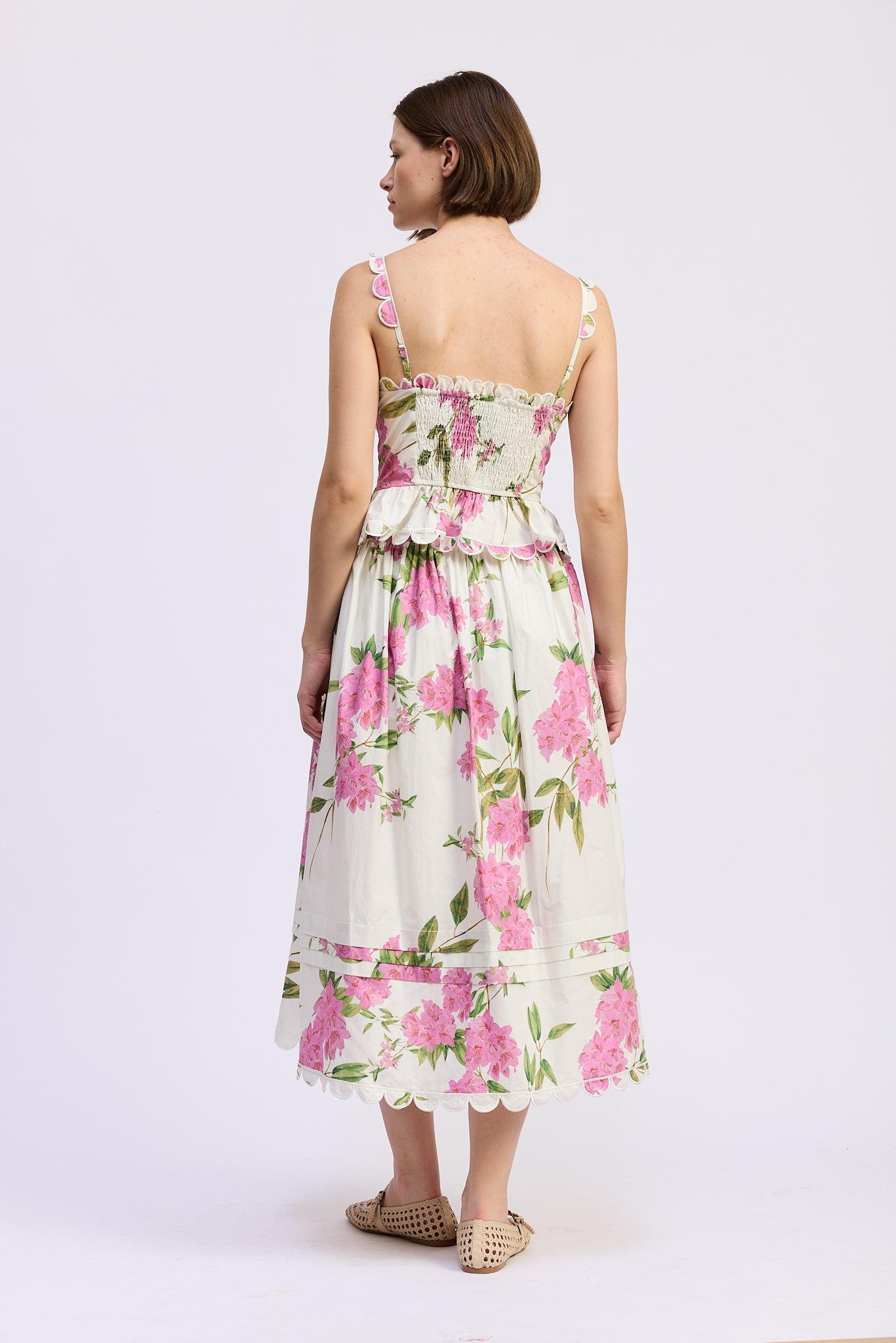 SCALLOP PEPLUM CORSET TOP (SOLO ES EL TOP)