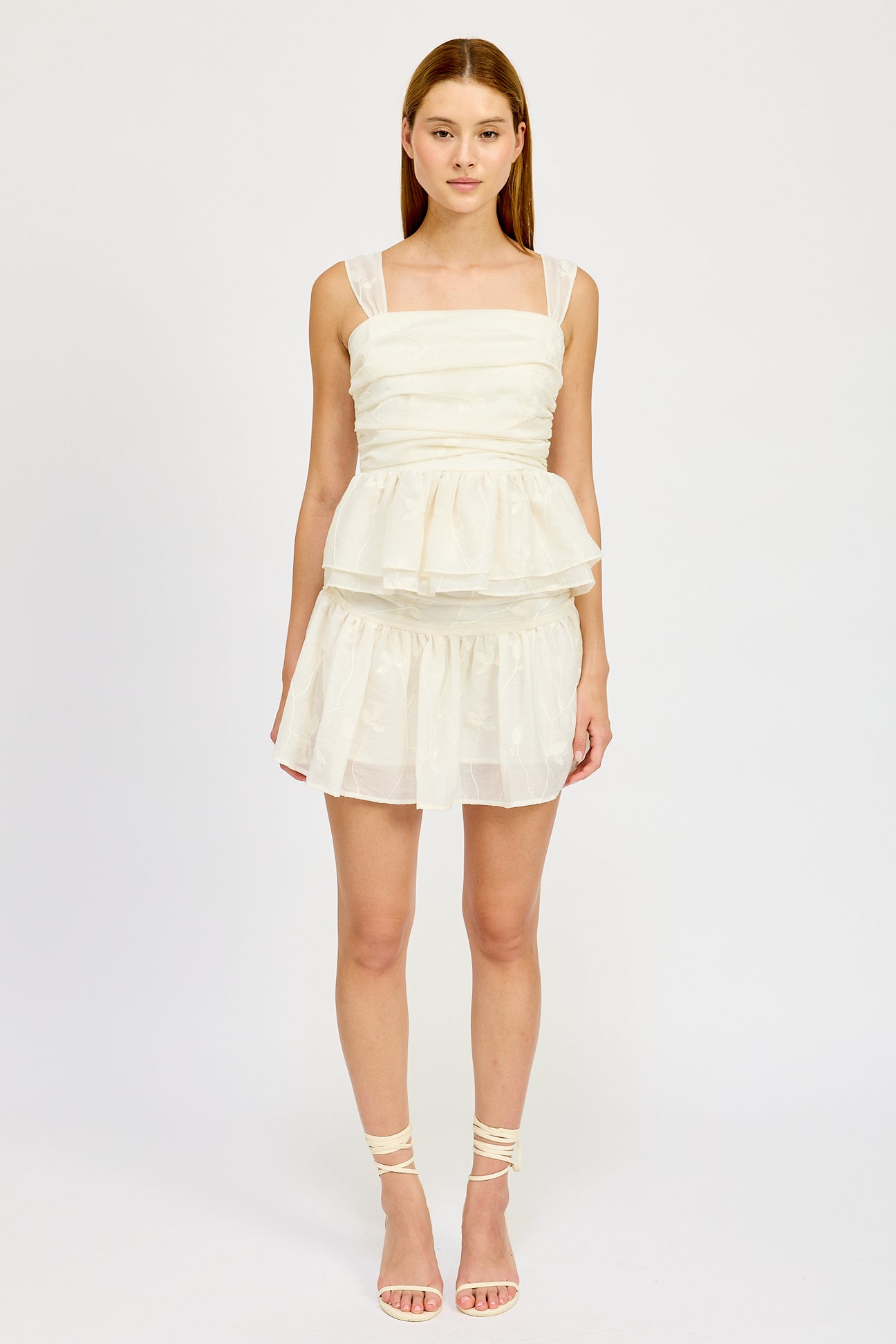 PEPLUM SLEEVELESS TOP