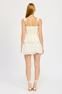 PEPLUM SLEEVELESS TOP
