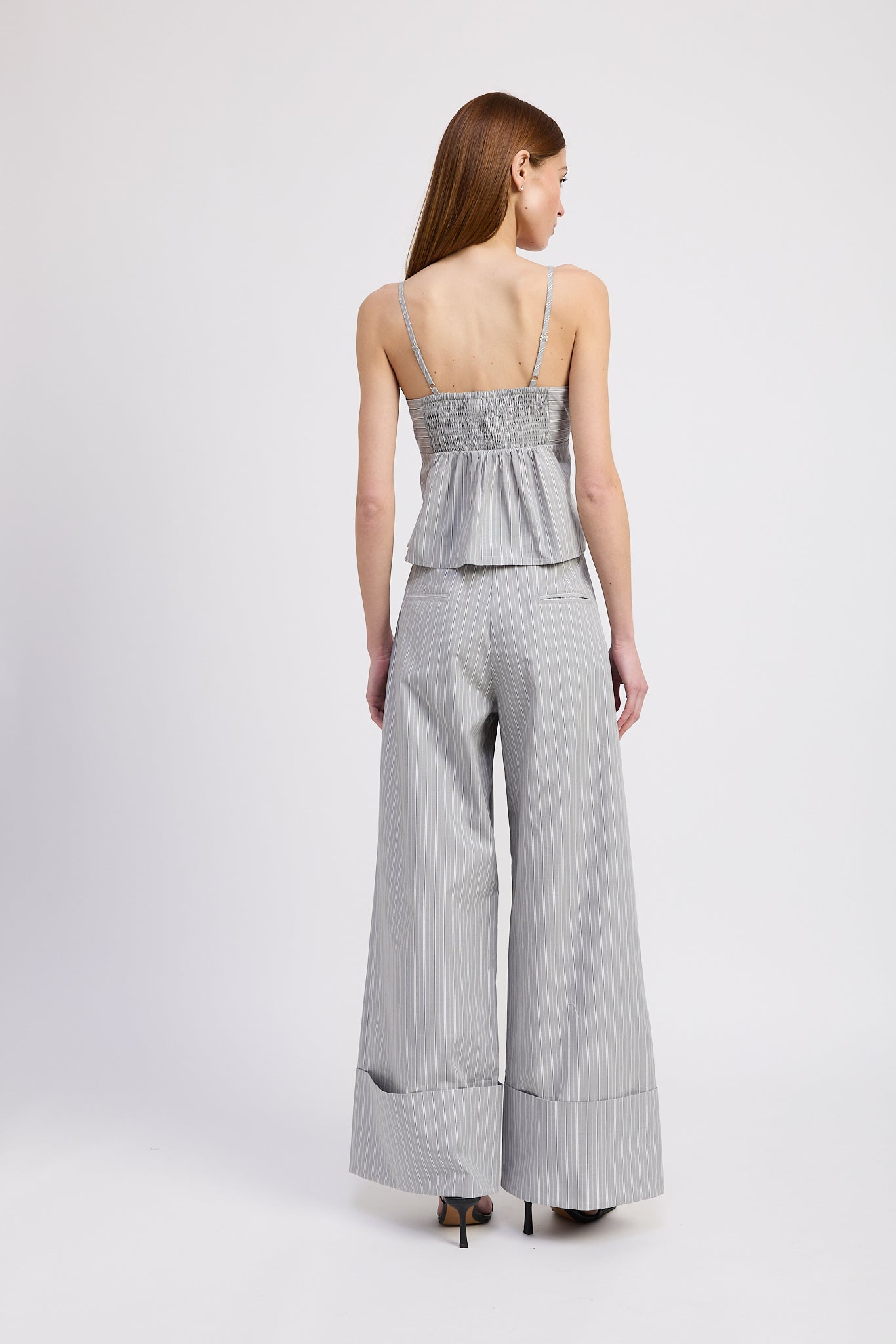 BOW DETAIL PEPLUM TOP