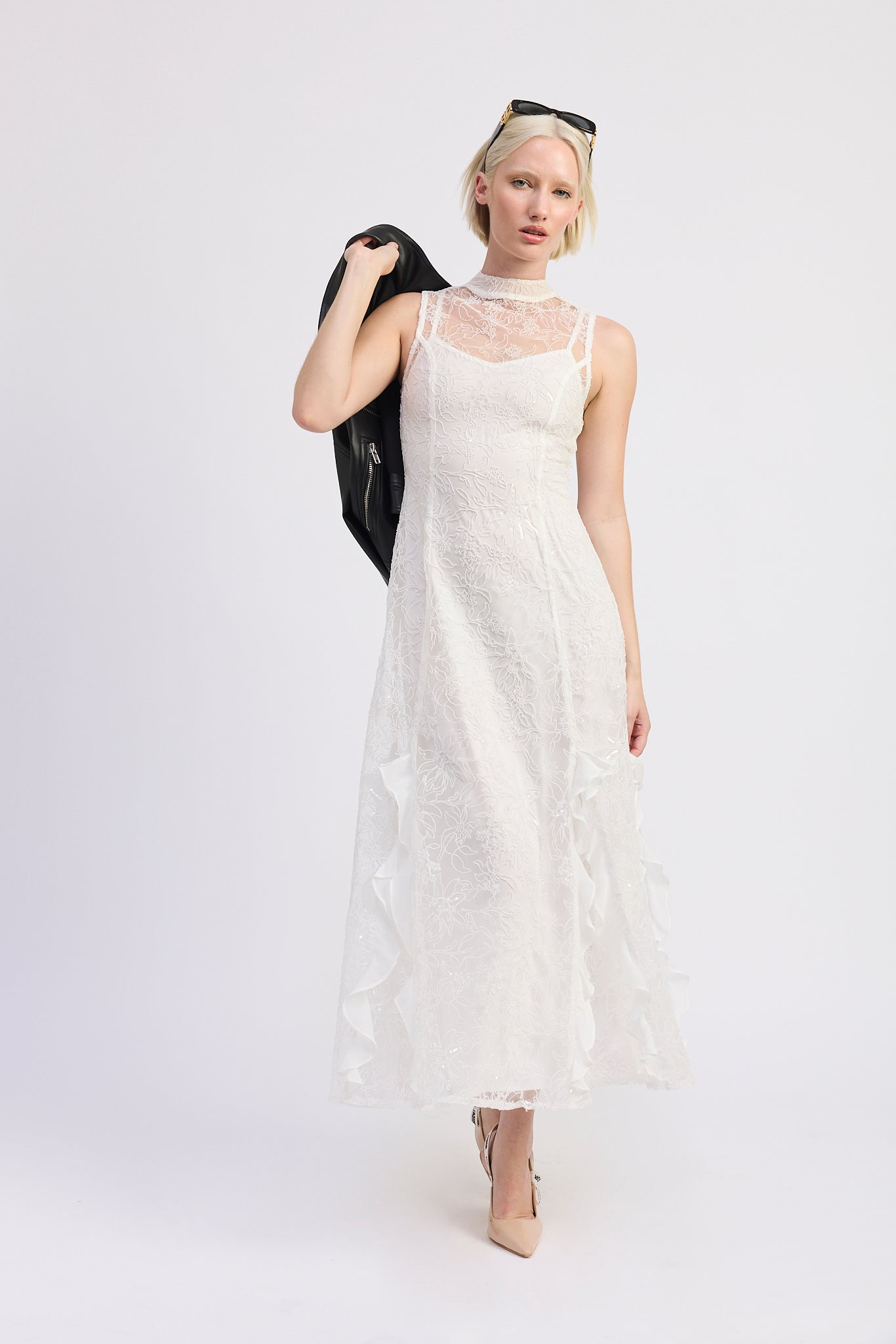 SLEEVELESS MAXI DRESS