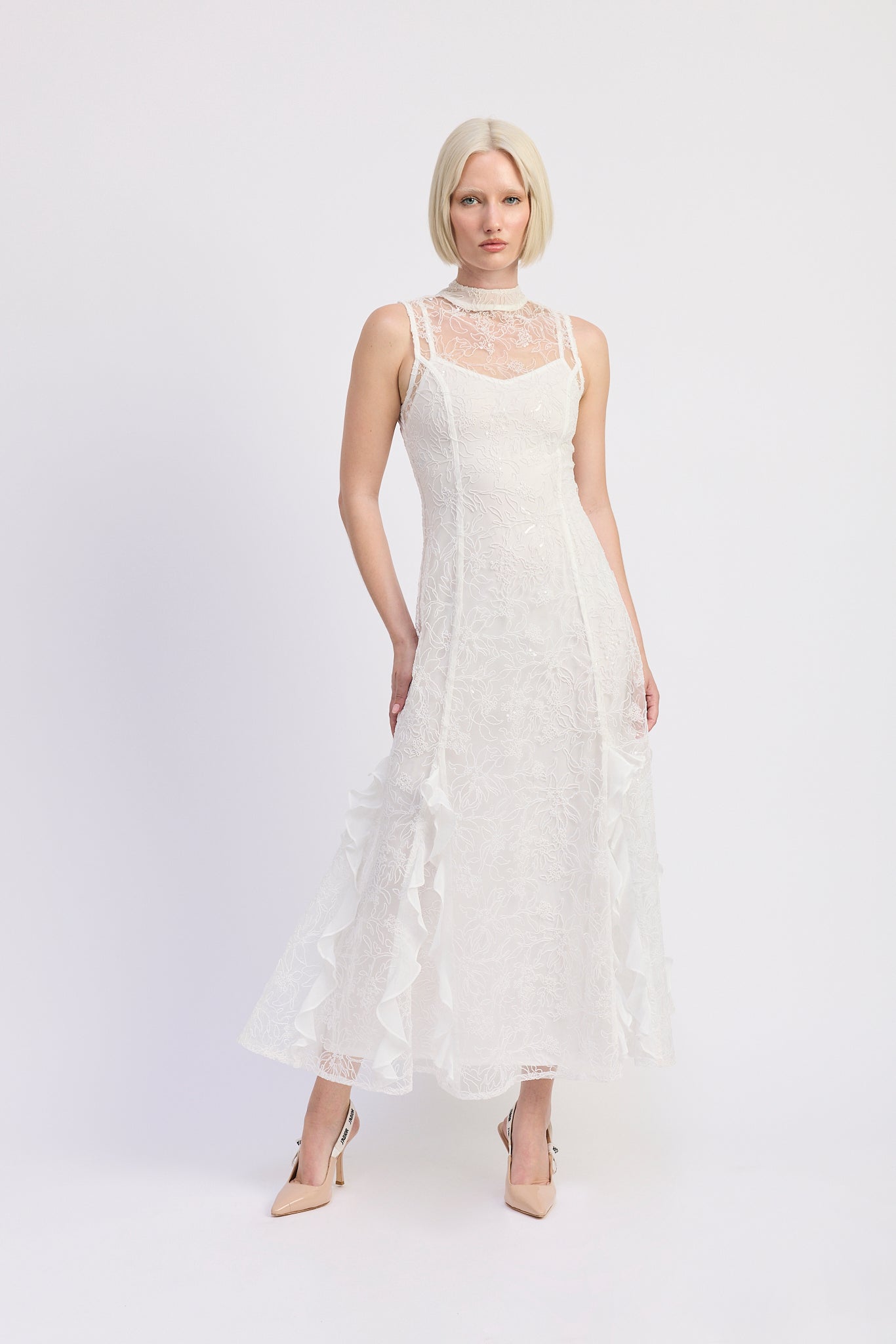 SLEEVELESS MAXI DRESS