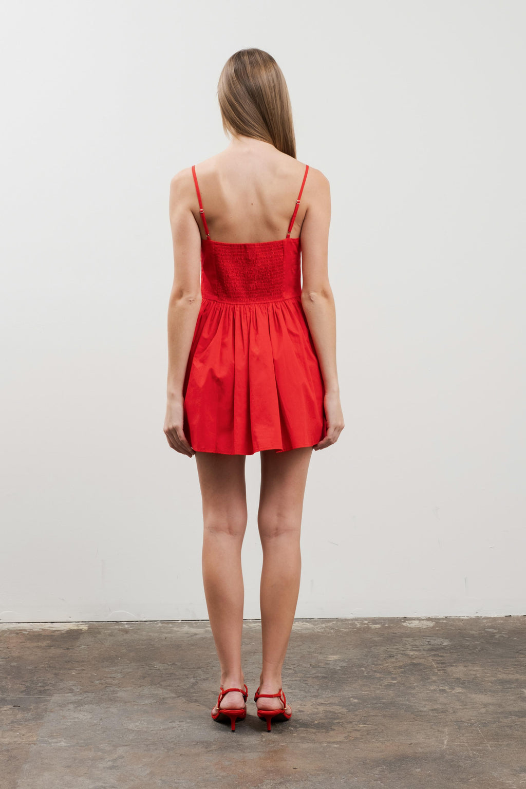 FRONT BOW MINI DRESS