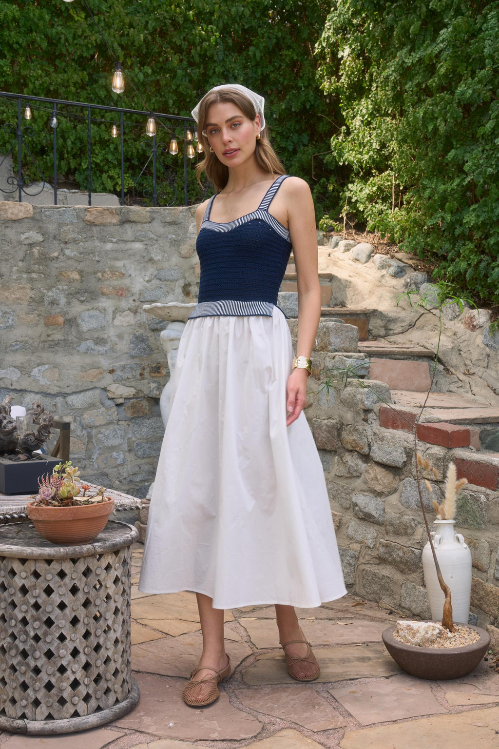 CAMI MIDI DRESS