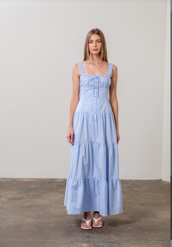 CORSETTOP MAXI DRESS