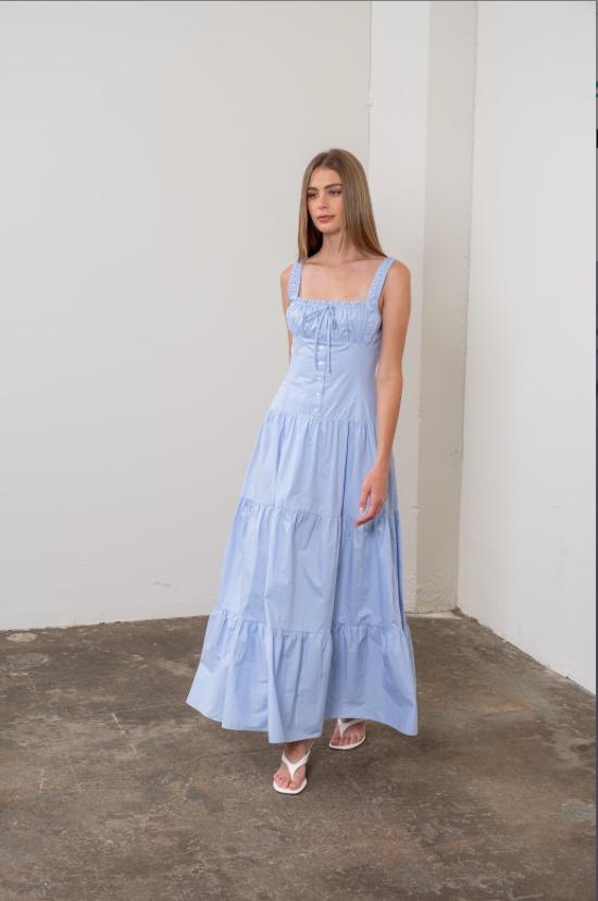 CORSETTOP MAXI DRESS