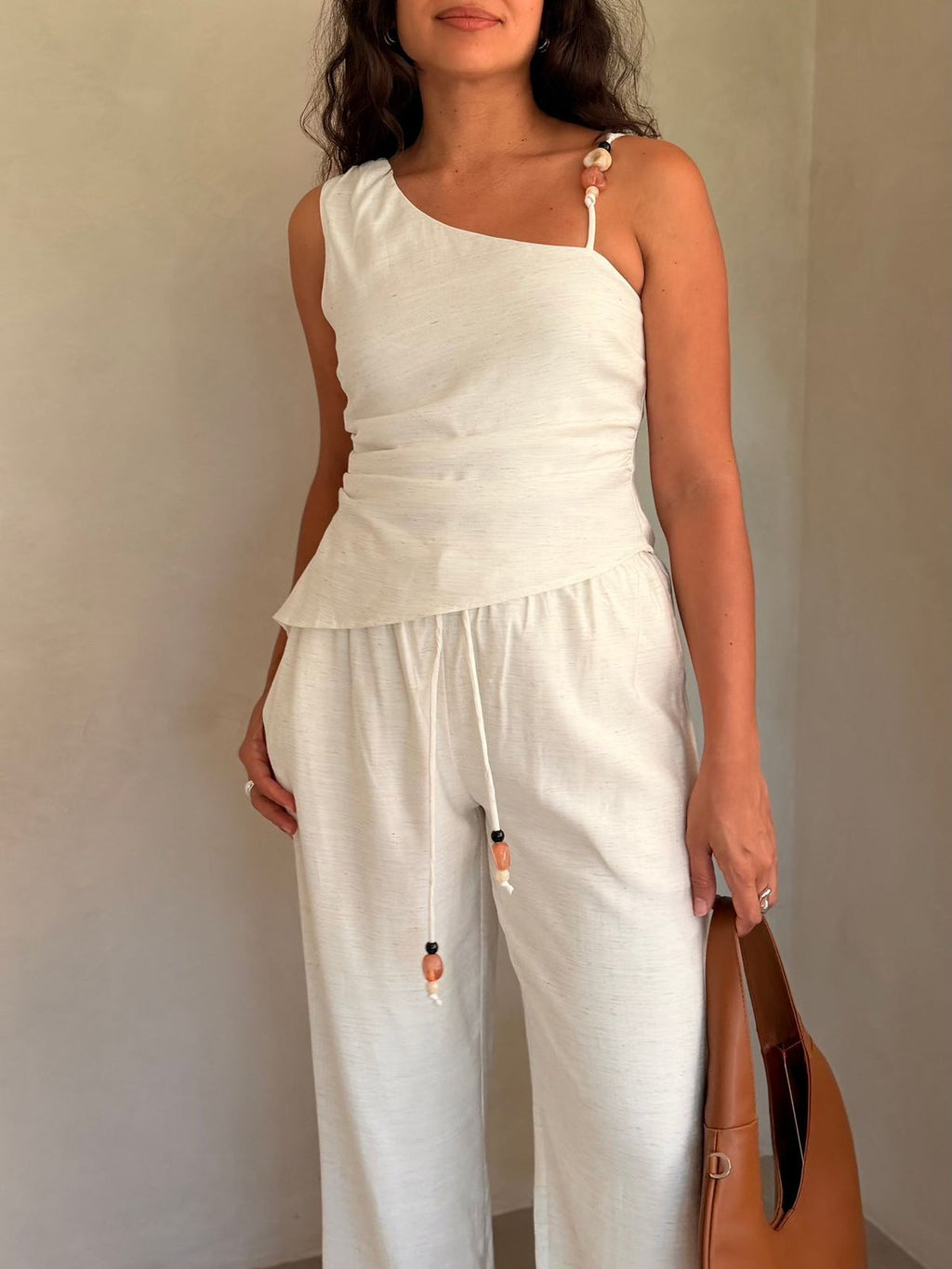 SLEEVELESS TOP/PANT SET