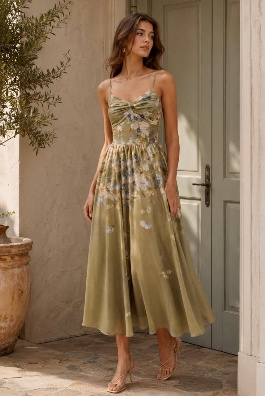 CORSET DETAIL MAXI DRESS