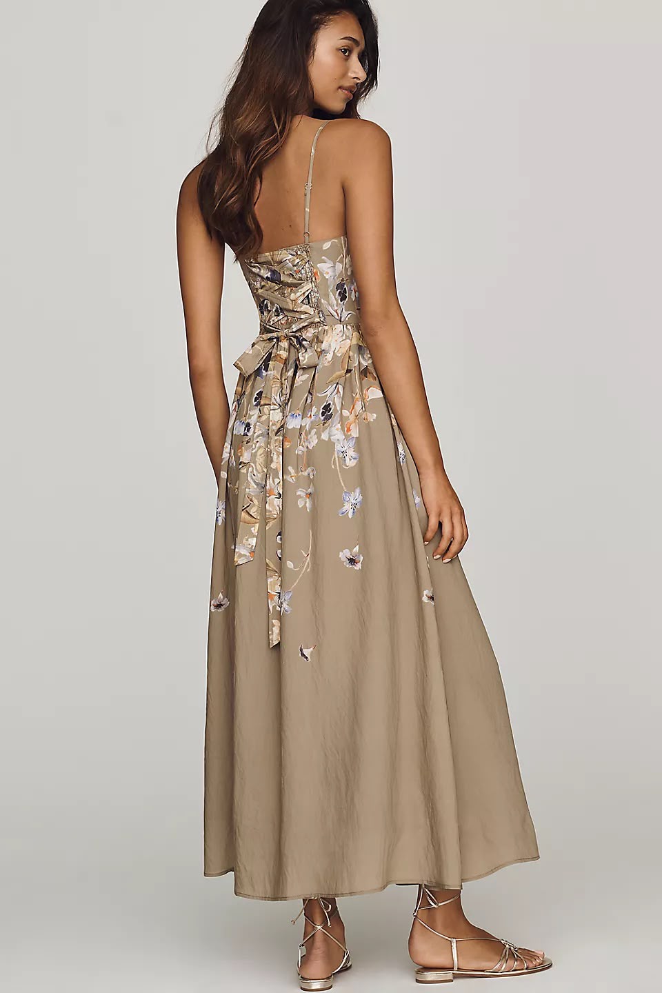 CORSET DETAIL MAXI DRESS