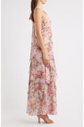 ONE SHOULDER TIERED MAXI DRESS