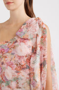ONE SHOULDER TIERED MAXI DRESS