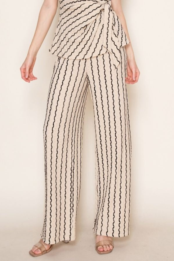 STRIPE TOP/PANT SET
