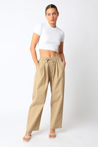 FRONT PLEATS PANTS